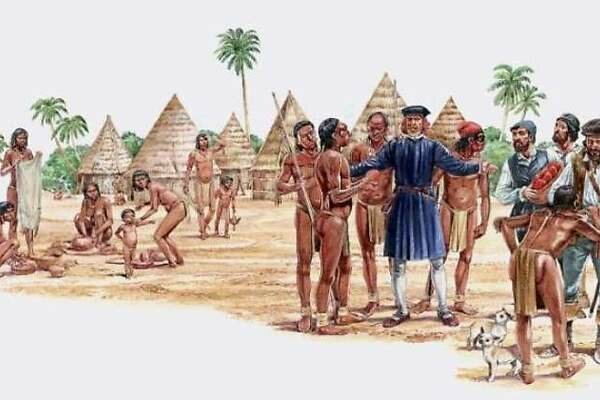 El repartimiento de indios