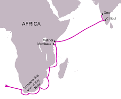 Portugiseren Vasco Da Gama finner India