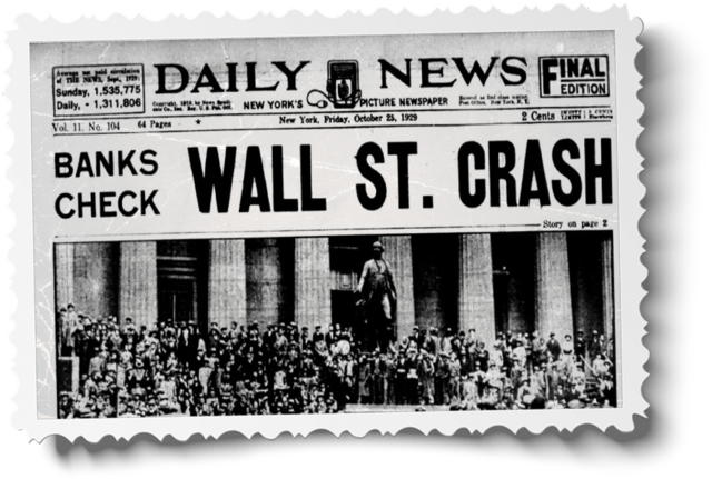 Black Friday an der New Yorker Börse - Weltwirtschaftskrise