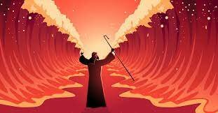 The parting of the red sea