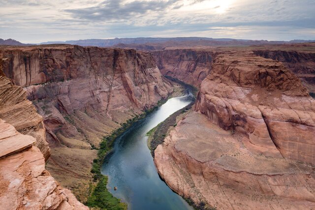 Canoeing Down the Colorado River