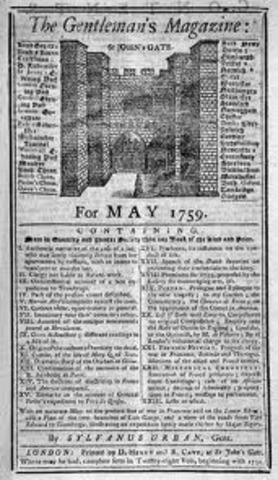 First magazine published in London