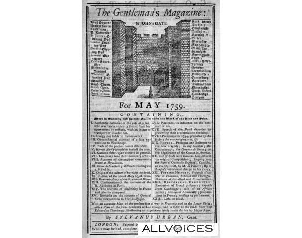 First magazine published in London