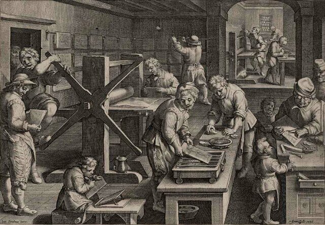 Origen de la calcografía