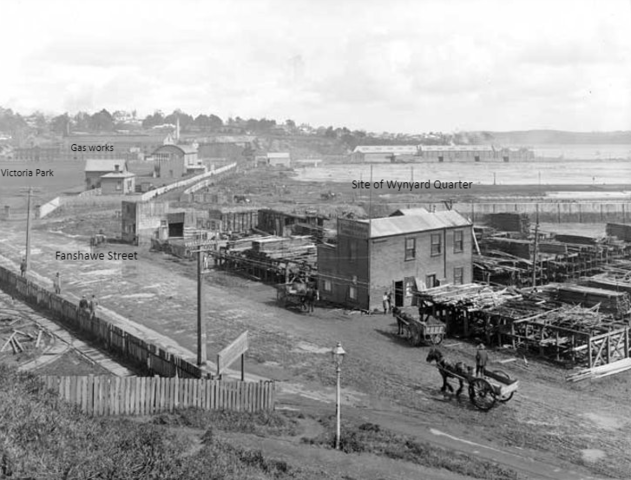 Auckland Gas company, now a timber trade