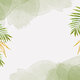 Pngtree green watercolor plant background image 499339
