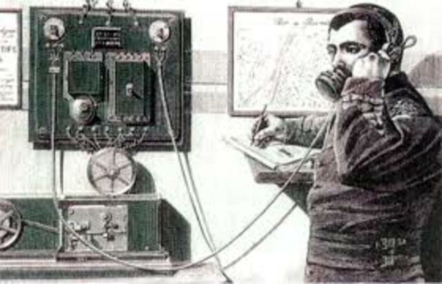 Primer mensaje telegrafico entre Europa y América.