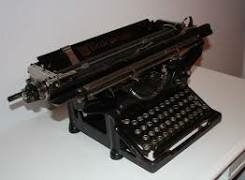 La máquina de escribir.