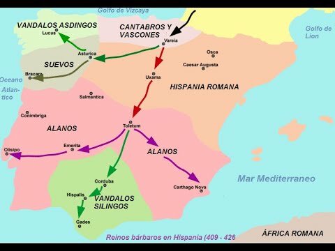 L'ARRIBADA DELS VISIGOTS  A HISPANIA
