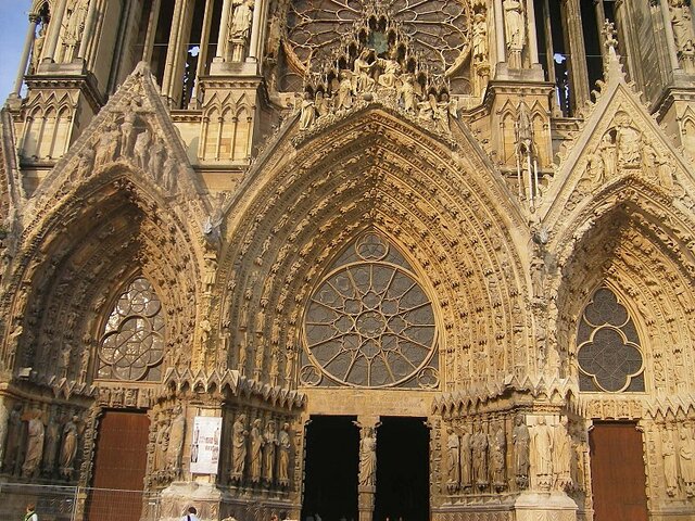 Pòrtic de la catedral de Reims