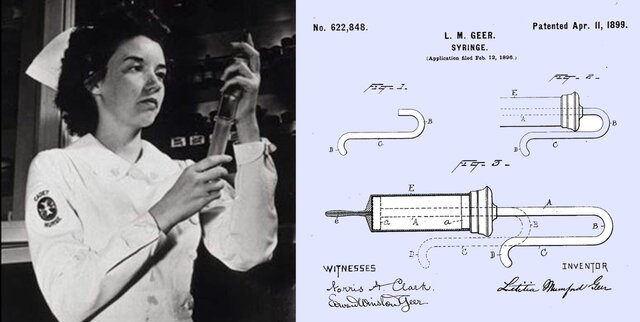 One hand syringe. By Letitia Geer.