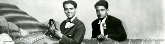 Federico y su tutor Antonio Rodriguez Espinosa