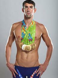 Michael Phelps Mines for Gold