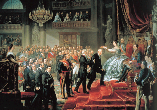 Promulgación de la Constitución de 1845