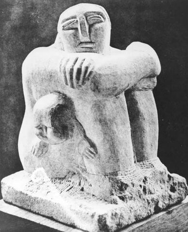 Madre e hijo, Henry Moore (escultura)