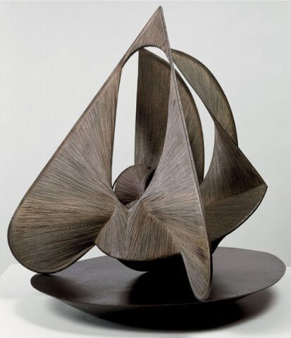 Superficies desarrollables, Pevsner (escultura constructivista)