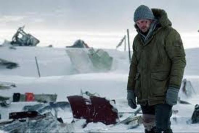 liam stars in his new movie "The Grey"