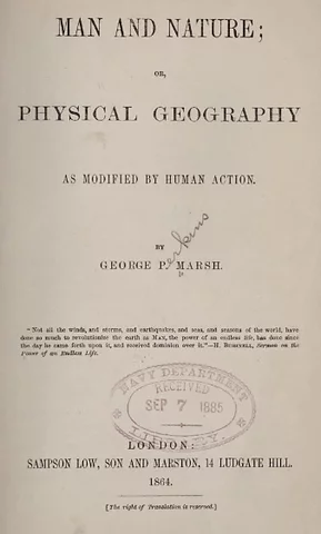 El hombre y la Naturaleza de Marsh