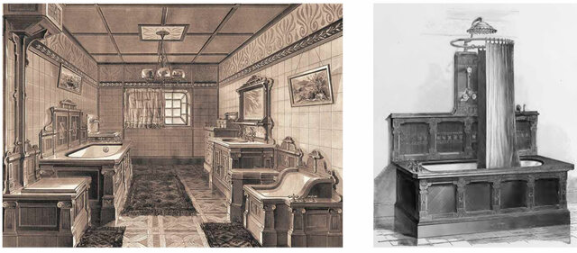 LOS BAÑOS PRIVADOS.