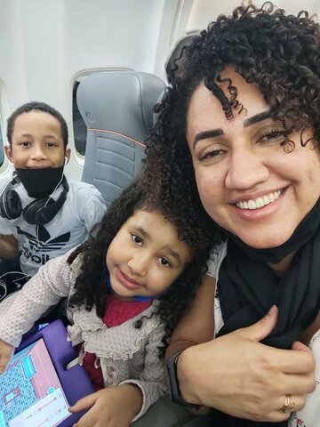 minha primeira viagem de avião pra São Paulo