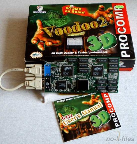 Voodoo2 apunta a una separación de trajetas 2D y 3D