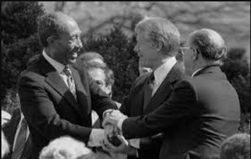 Firma de paz entre Egipto e Israel