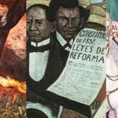 Timeline: Epocas de la independencia,revolucion y reforma de mexico