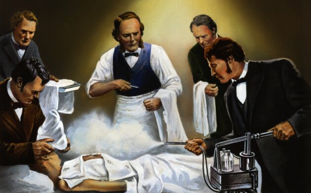 Joseph Lister y el vapor