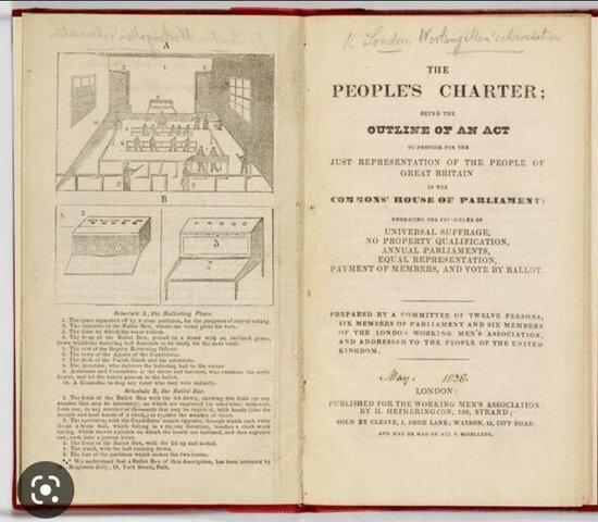 1838 La carta del pueblo