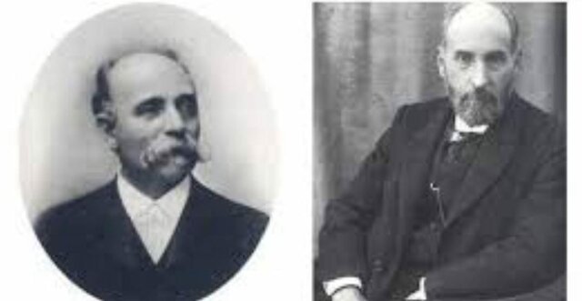 Santiago Ramon y Cajal y Camilo Golgi (1906)