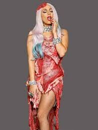 Vestido de carne de Lady Gaga
