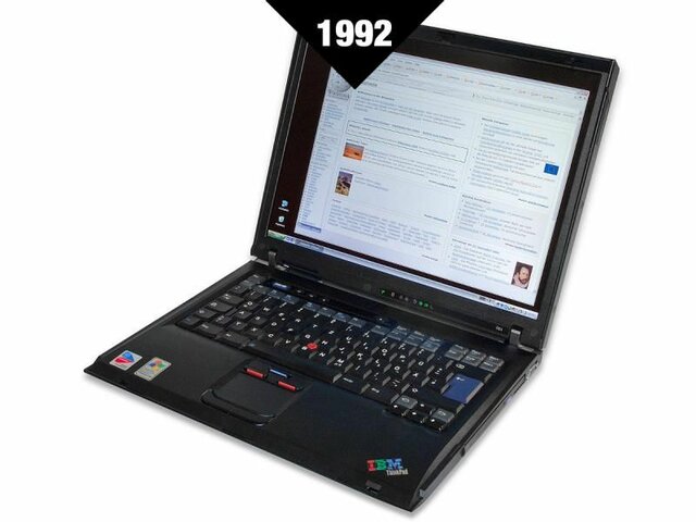 Presentación de la primera computadora portatil IBM