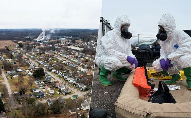 Accidente ferroviario en Ohio