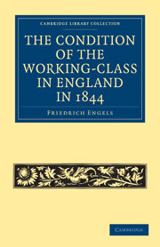 Friedrich Engels publicó La condición de la clase obrera en Inglaterra