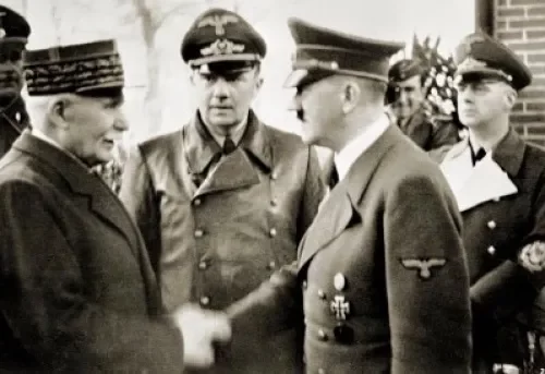 Francia firma la rendición ante el Tercer Reich