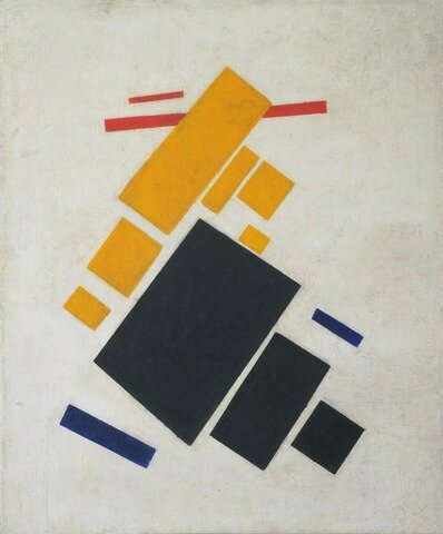 Kasimir Malevich - Suprematist Composition: Airplane Flying