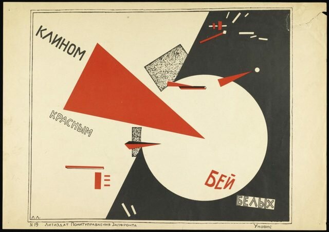 El Lissitzky - Beat the Whites with the Red Wedge