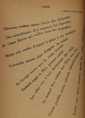 Guillaume Apollinaire - Visée