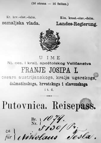 Nikola Tesla vino a EE.UU.