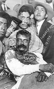 Asesinato de Emiliano Zapata. (Chinameca, Morelos).