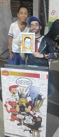 minha primeira vez num evento publico