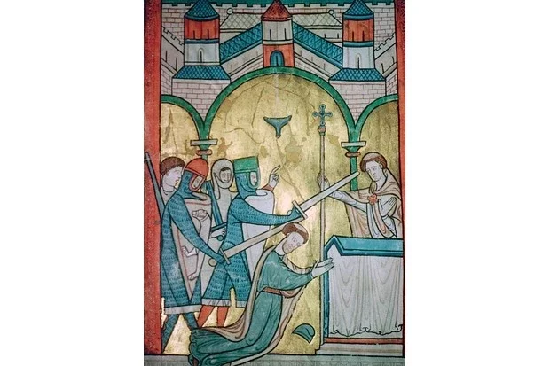Thomas Becket is murdered