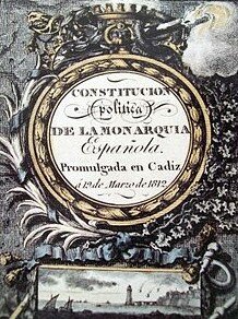 1ª Constitució Espanyola de Cadis
