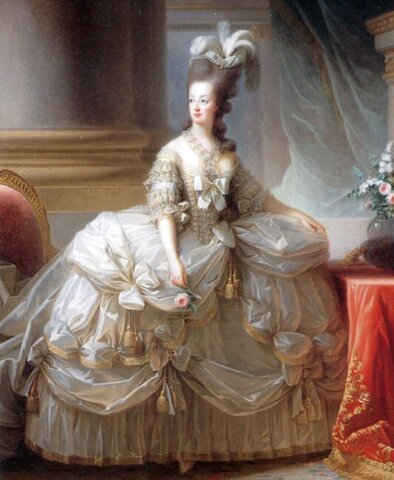 Vestidos de la revolución francesa (1770-1800)