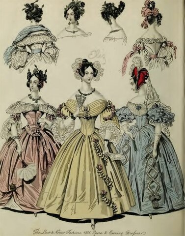 Vestidos de la era del romanticismo (1820-1880)