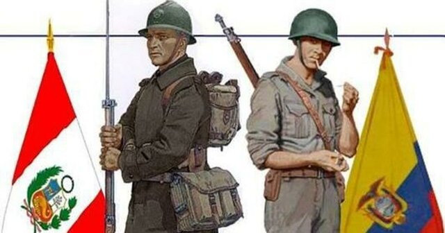 Guerra peruano- ecuatoriana.