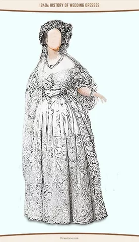 El Vestido del Novio: 1840's