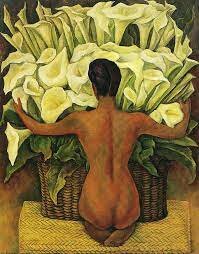 Diego Rivera – Desnudo con alcatraces