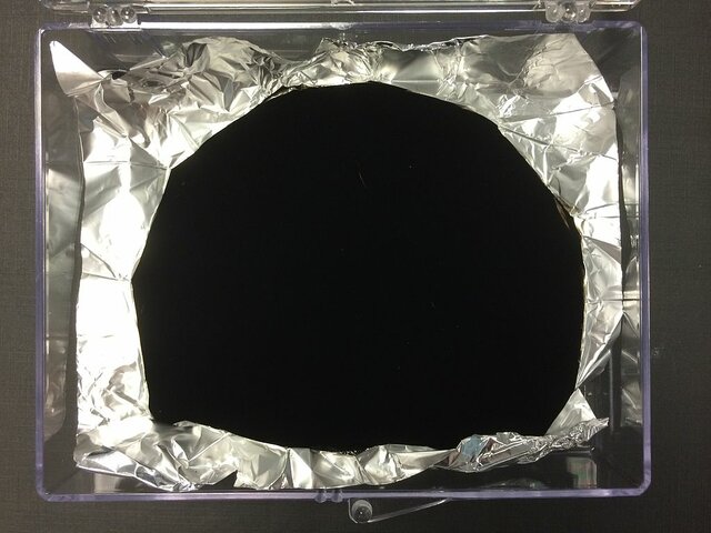 El vantablack sale a la luz