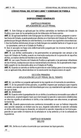 Creación del Código Penal Estatal